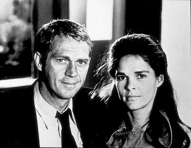 Steve McQueen and Ali MacGraw